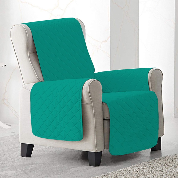 Cuvertura matlasata fotoliu – verde