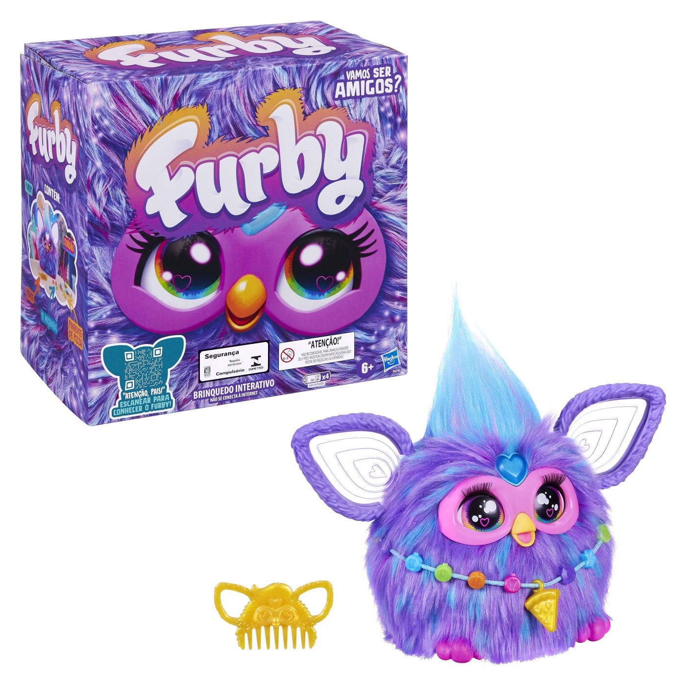 Jucarie de plus Furby - Be my best friend, mov - eMAG.ro