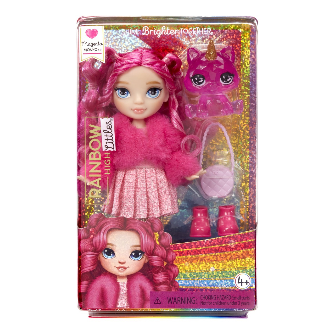 Papusa Rainbow High Littles - Magenta Monroe