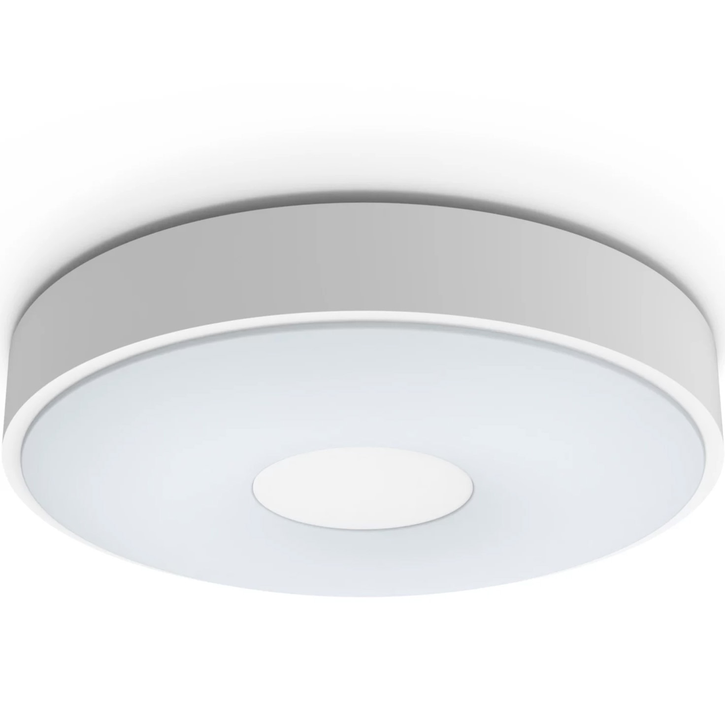 Plafoniera LED Philips Coiner SceneSwitch, intensitate luminoasa reglabila, 24W, 2700 lm, lumina calda (2700K), IP20, 38.9 cm, Alb