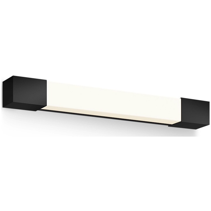 Aplica LED Philips Rover, pentru baie, 5W, 730 lm, lumina calda (2700K), IP44, 5x44x5 cm, Metal/Plasitc, Negru