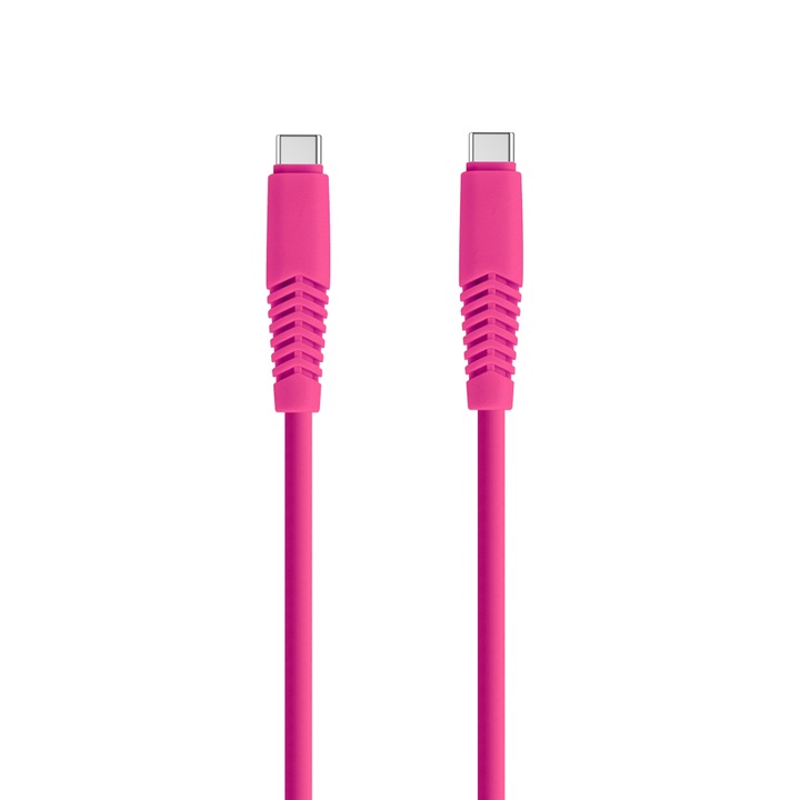 Setty USB-C - USB-C kábel, 1,5m 2,1a Ksc-c-1,526 Pink