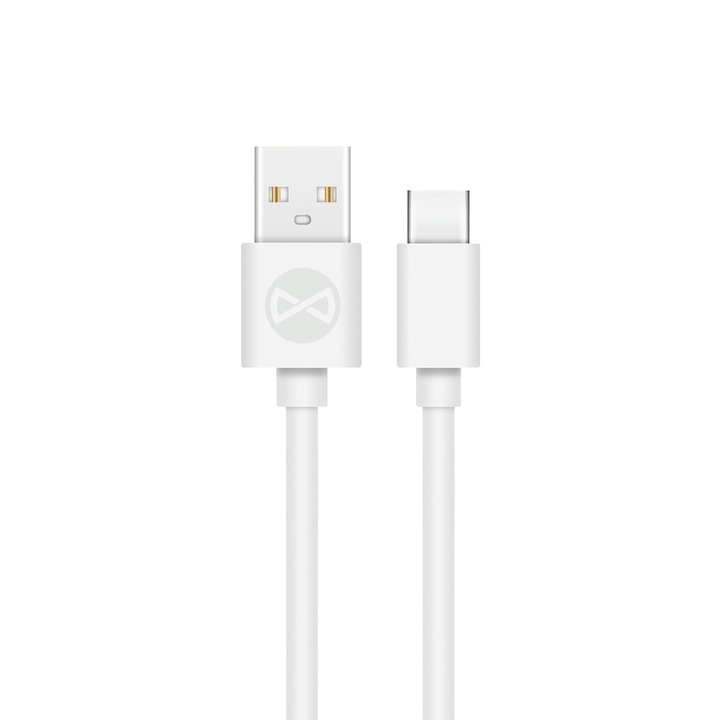 Cablu Forever Usb - Usb-c 1.0 M 3a Alb