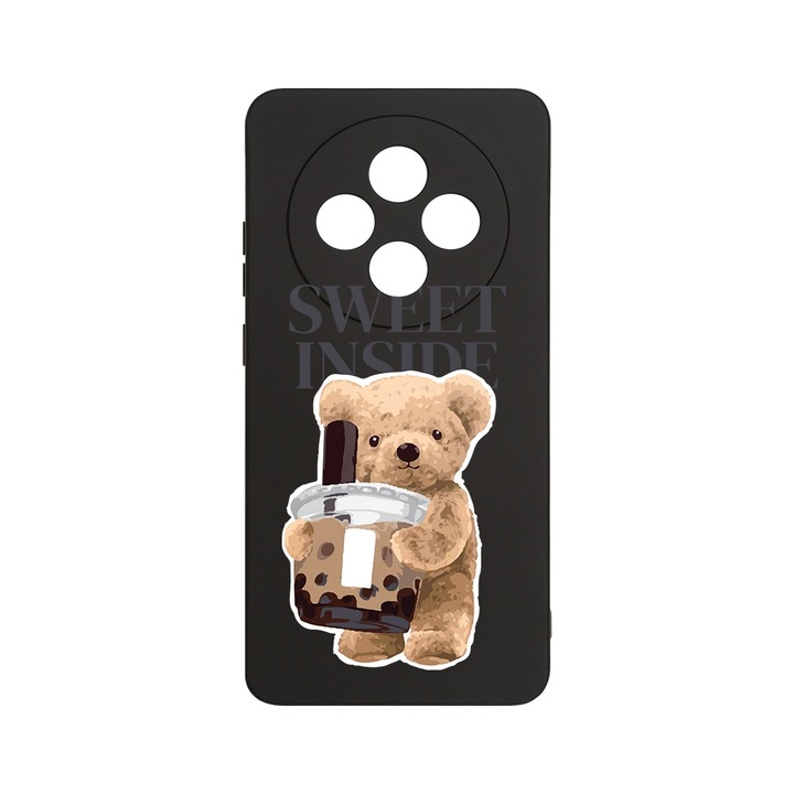 BestCase 1.2mm Szilikon telefontok, kompatibilis modell Xiaomi Redmi 14C, Teddy Bear Sweet Inside, Kameravédelem, Mikroszálas puha belső, PB 1461