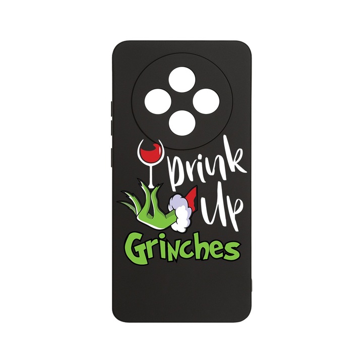 BestCase 1.2mm Szilikon telefontok, kompatibilis modell Xiaomi Redmi 14C, Grinches - Drink Up, Kameravédelem, Mikroszálas puha belső, PB 1601