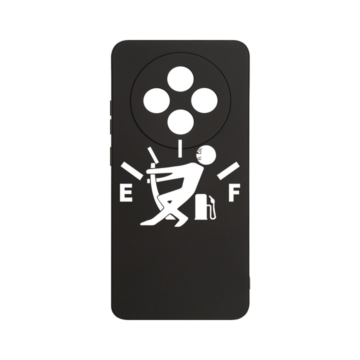 Husa Pentru OPPO Reno12 F / Reno12 FS, BestCase® Slim Premium Silicon 1.2MM, Out Of Fuel, Microfibra in interior, Antisoc, Protectie camera si ecran, PB 1642