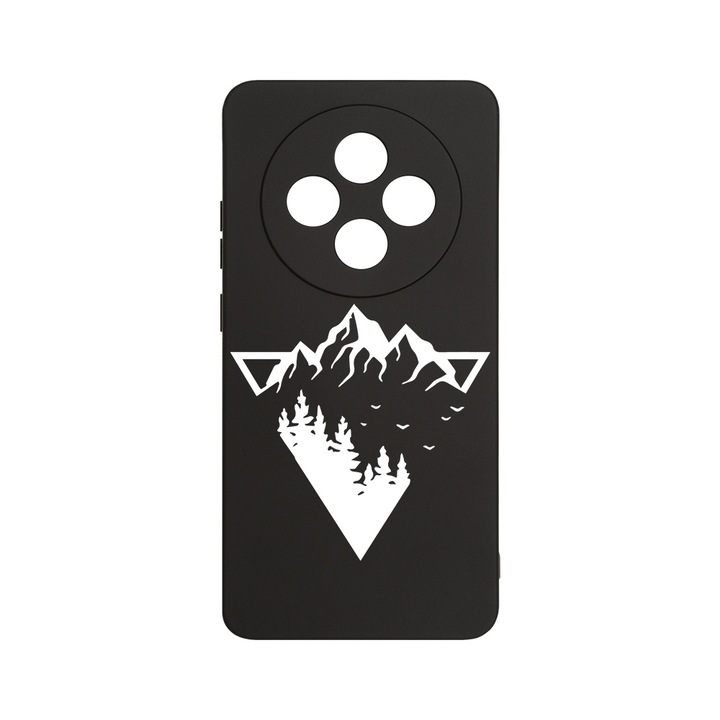 Husa Pentru OPPO Reno12 F / Reno12 FS, BestCase® Slim Premium Silicon 1.2MM, Camping Forest, Microfibra in interior, Antisoc, Protectie camera si ecran, PB 1648