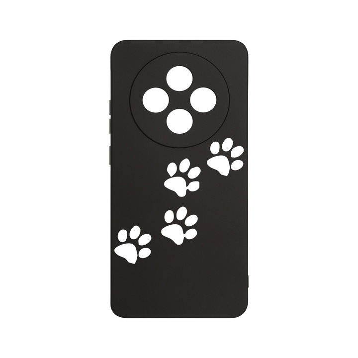 BestCase 1.2mm Szilikon telefontok, kompatibilis modell Xiaomi Redmi 14C, Paw Prints, Kameravédelem, Mikroszálas puha belső, PB 1668