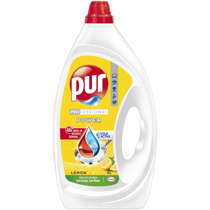 Detergent Pur Power Lemon, 4000ml