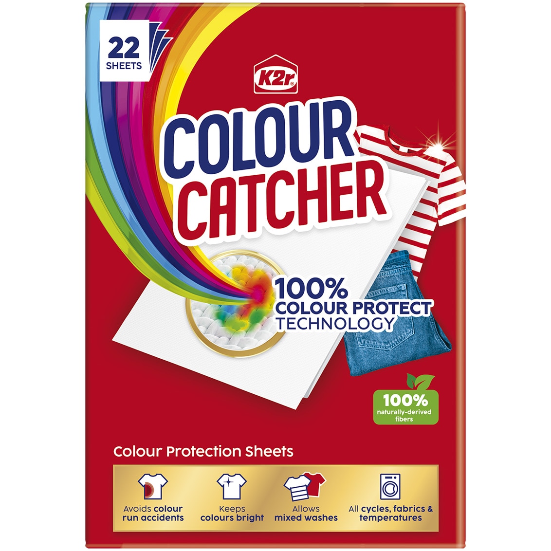 Servetele pentru masina spalat Colour Catcher, 22 buc