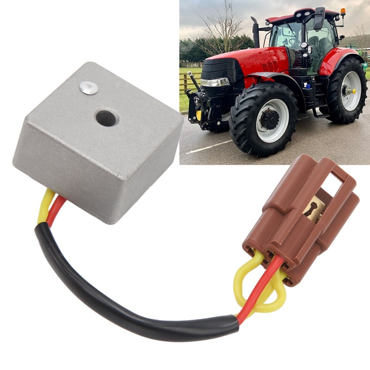 Jormftte 12V feszültségszabályozó Ingersoll 200 400 600 traktorhoz, alumínium, könnyű szerelés