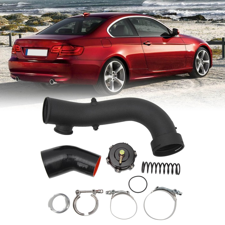 Jormftte turbó szívócső készlet, fém + ABS, E82 135i, E88 135i, E90 335i, E91 335i, E92 335i, E93 335i, 50mm