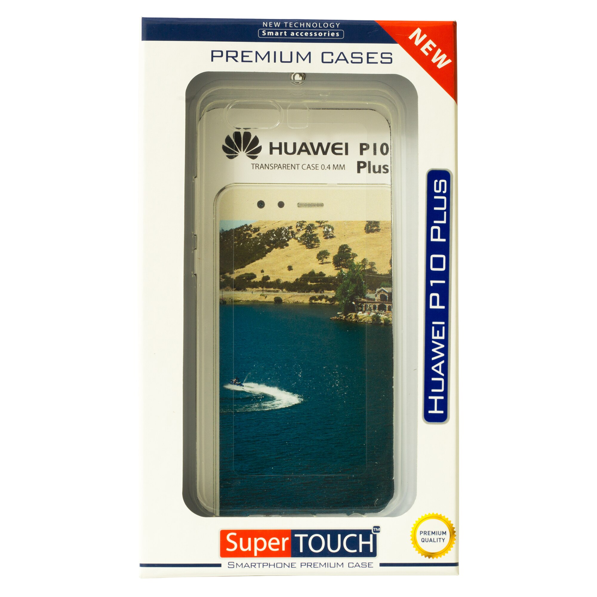 Husa de protectie Super Touch pentru Huawei P10 Plus, Transparent