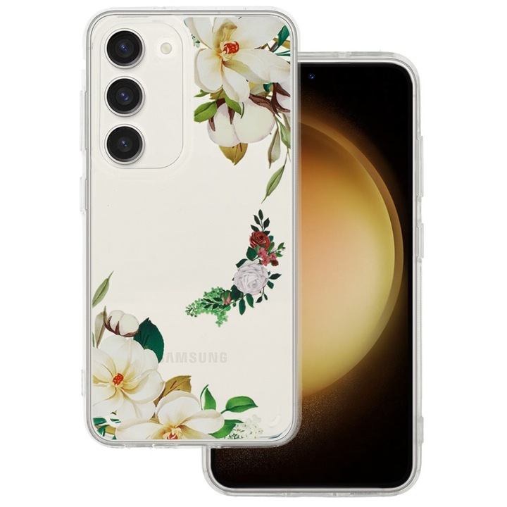 Husa Tel Protect Flower compatibila cu Samsung Galaxy A34 5G Design 3