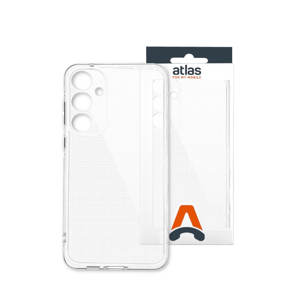 Husa de protectie Atlas Gia compatibila cu Samsung Galaxy A26 5G Transparent Slim, Anti zgarieturi, Anti soc, cu margini ridicate pentru protectia ecranului si a camerei