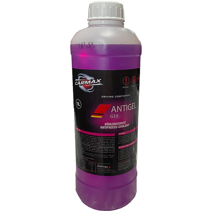 Antigel Carmax G13, concentrat 1:1, -30℃, 1L, mov