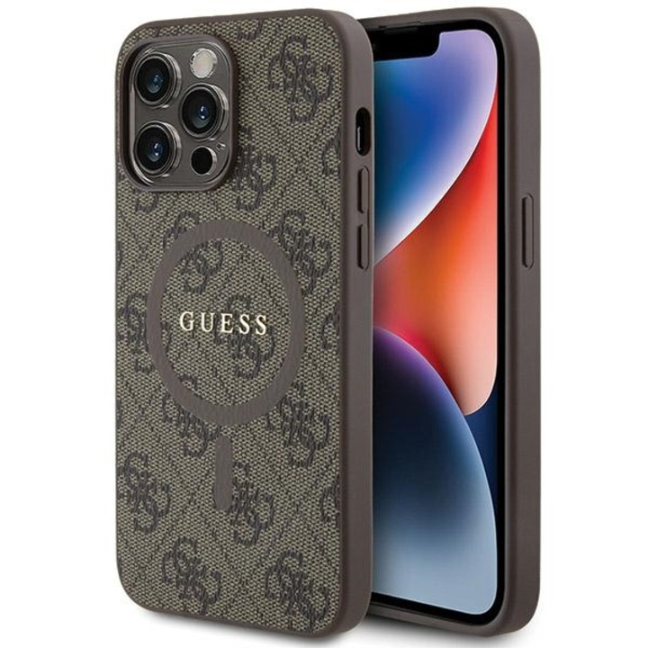 Калъф Guess за Iphone 14 Pro Max Brown Hc Ring Classic Logo
