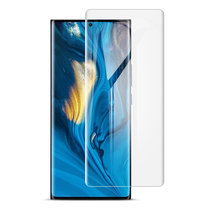 Силиконов протектор за екран за ZTE A5 (2019), регенерируем силиконов хидрогел, гъвкав хидрокристал, пълна защита, пълно лепило, лесен монтаж, пълен монтажен комплект