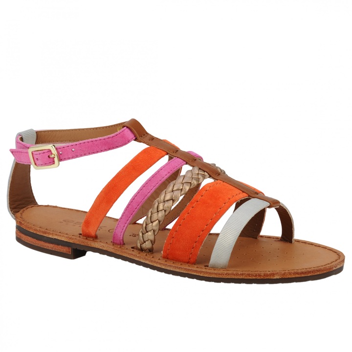 Női szandál Geox Sozy narancs-rózsaszín, D722CE021PEC2T2U, 35