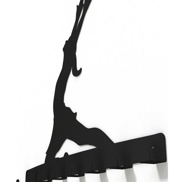 Cuier metalic BALERINA -model 4009 Negru