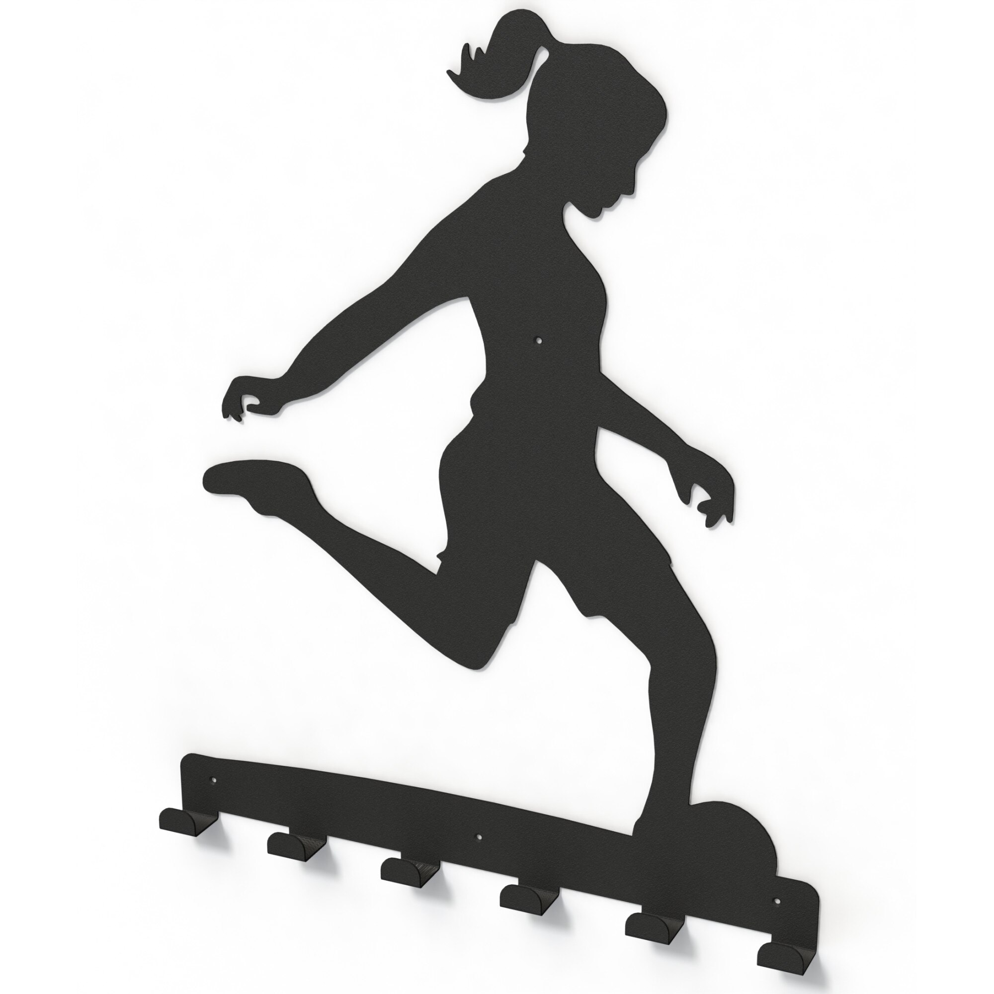 Cuier metalic FOTBALISTA -model 4010 Negru