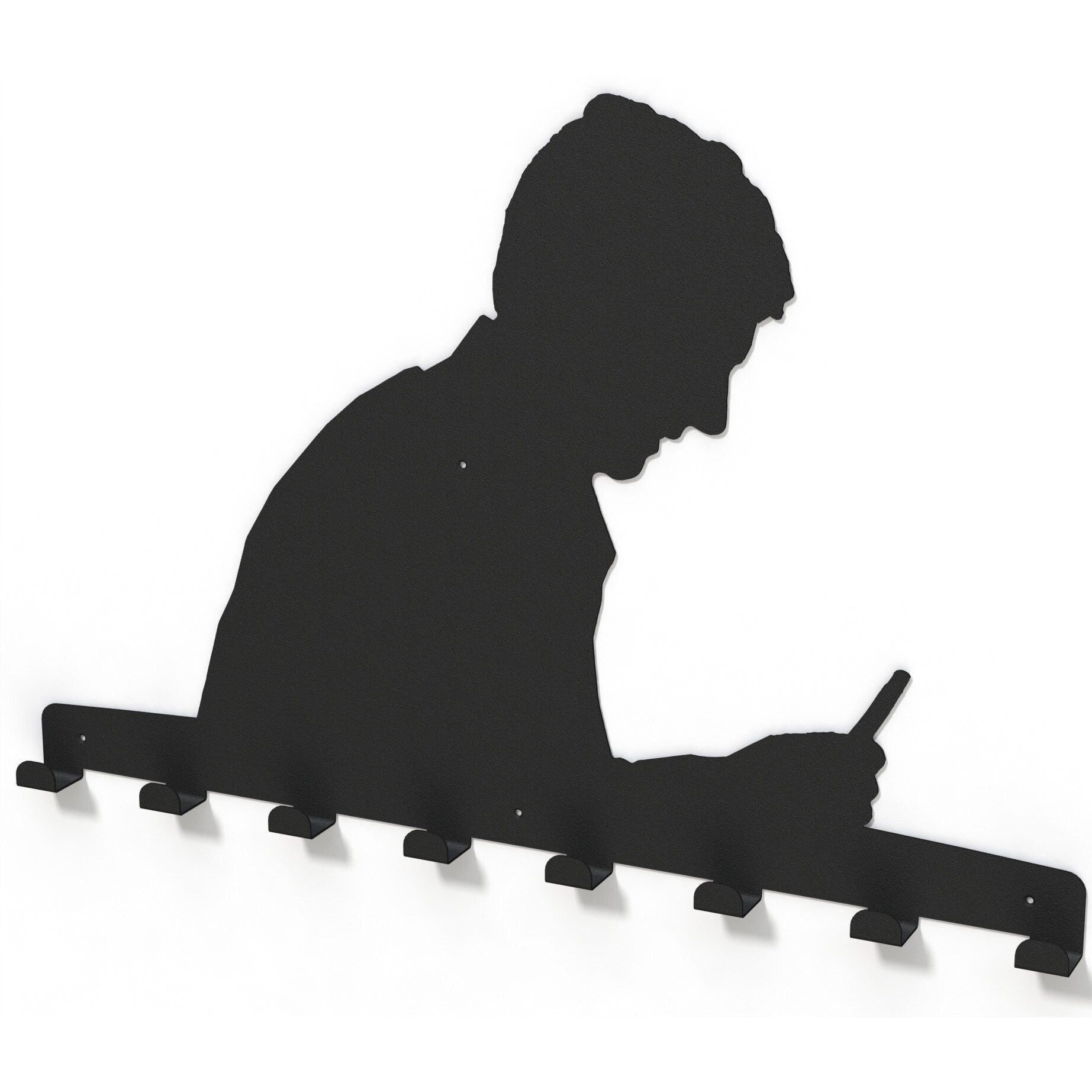 Cuier metalic CITITORUL -model 4014 Negru