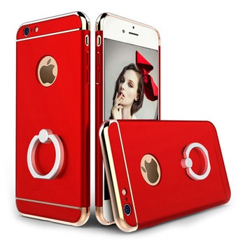 Husa telefon Iphone 7 ofera protectie 3in1 Ultrasubtire - Luxury Red Ring Husa telefon Iphone 7 ofera protectie 3in1 Ultrasubtire - Luxury Red Ring
