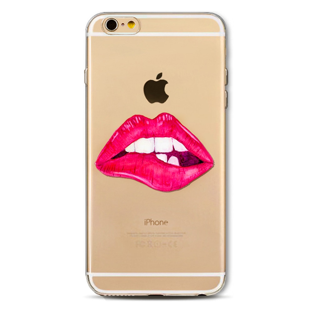 Husa telefon Iphone 7 ofera protectie Ultrasubtire Silicon Moale - Lips