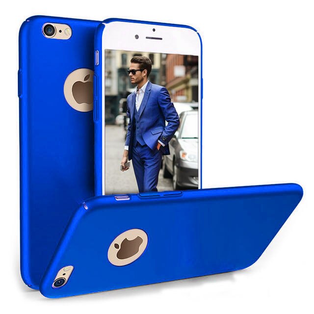 Husa telefon Iphone 7 ofera protectie Ultrasubtire - Silk Blue Matte