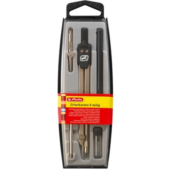 Set 5 piese Compas Herlitz Set 5 piese Compas Herlitz
