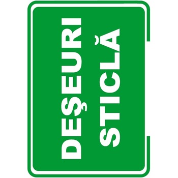 Set de 2 indicatoare A5 - DESEURI STICLA Set de 2 indicatoare A5 - DESEURI STICLA