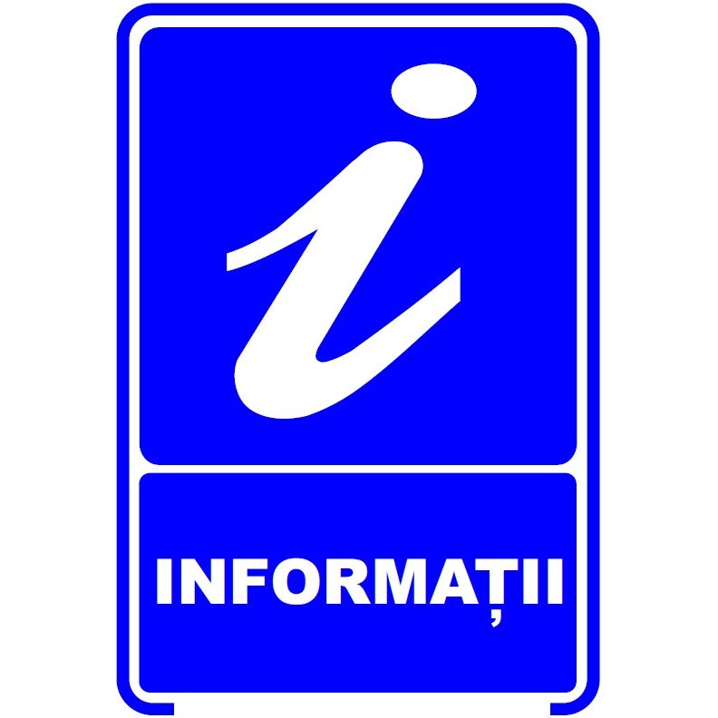 Set de 2 indicatoare A5 - INFORMATII