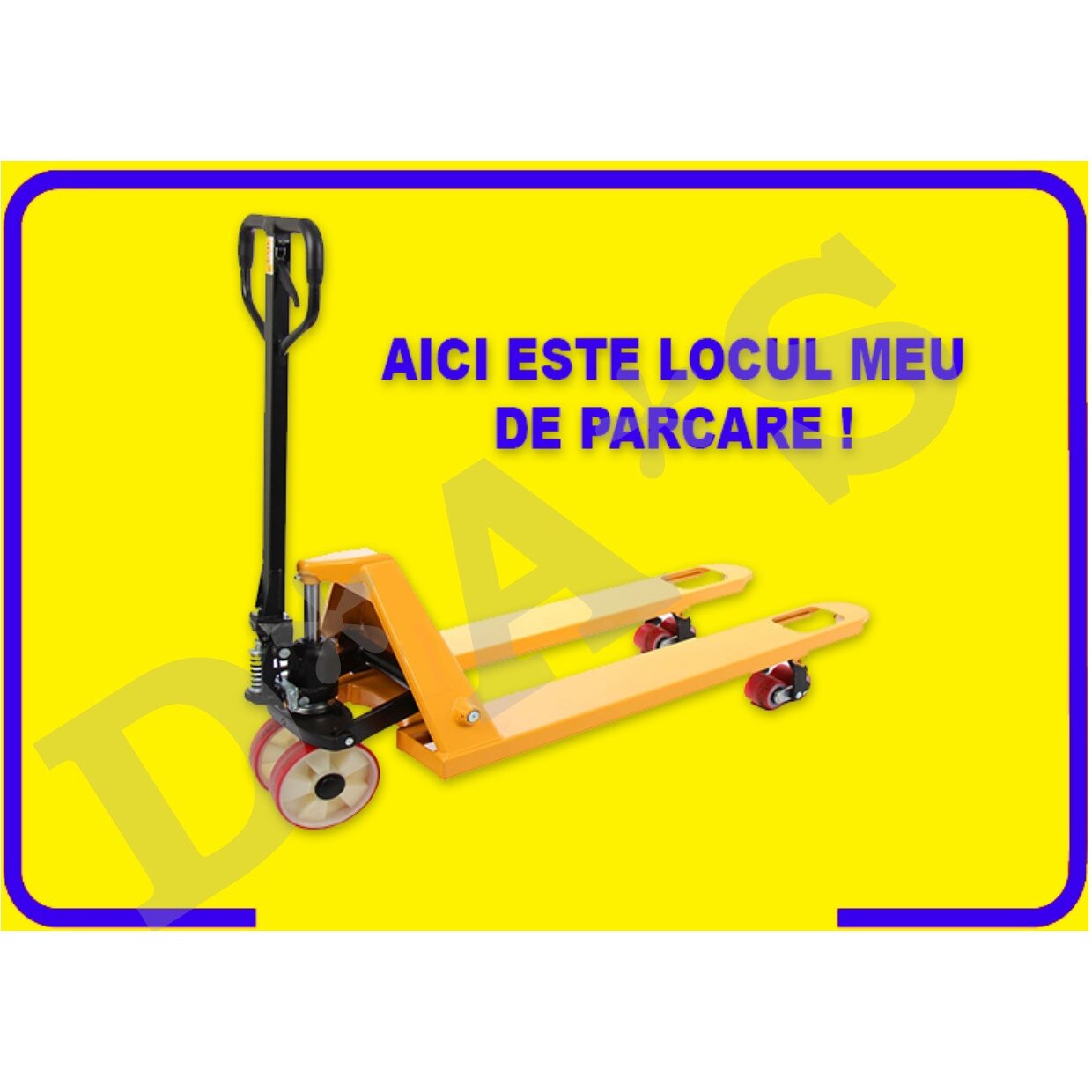 Set de 2 indicatoare A4 - 5S - TRANSPALET