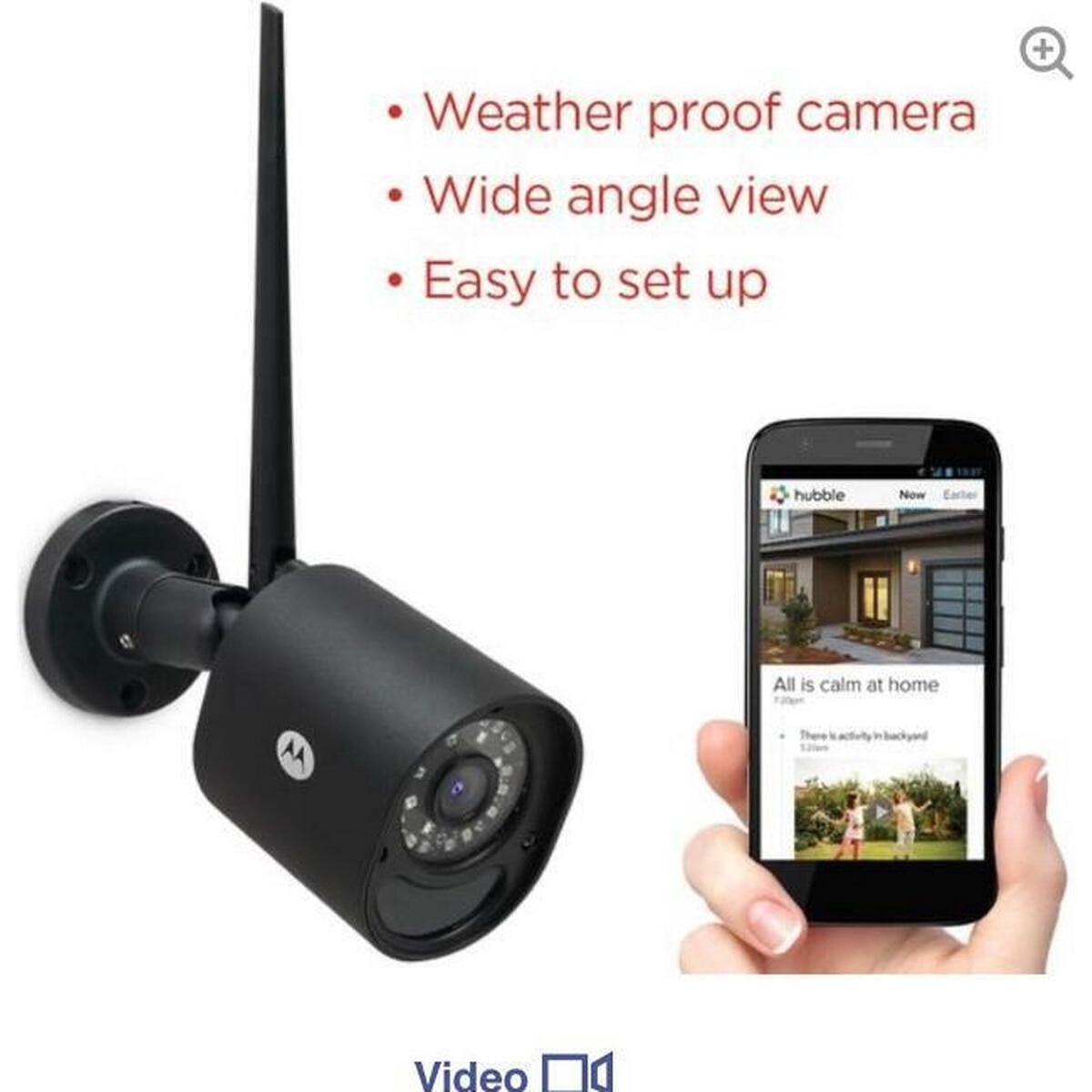 Monitor Motorola Focus 73 Connect Surveillance Camera Motorola