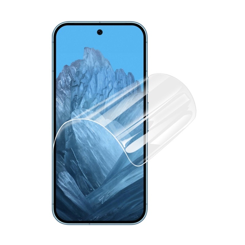 Folie Silicon Ecran pentru Google Pixel 7, Silicon Hydrogel Regenerabil, Flexible Hydro-Crystal, Protectie Completa, Full Glue, Instalare usoara, Set complet pentru Instalare