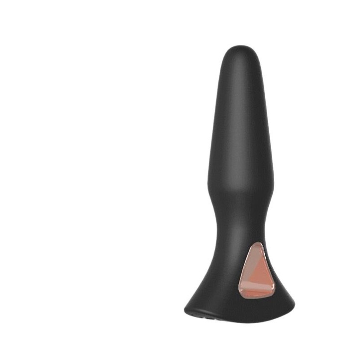 Анална тапа с дистанционно WATCHME, ANBIGUO ALEXANDRU, 7 режима на вибрация, Медицински силикон, 13.6x3.3 см, Водоустойчив