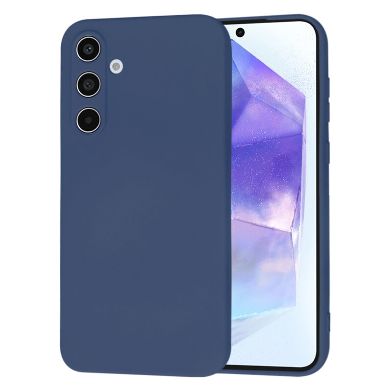 Husa silicone pentru Samsung Galaxy A57 Albastru