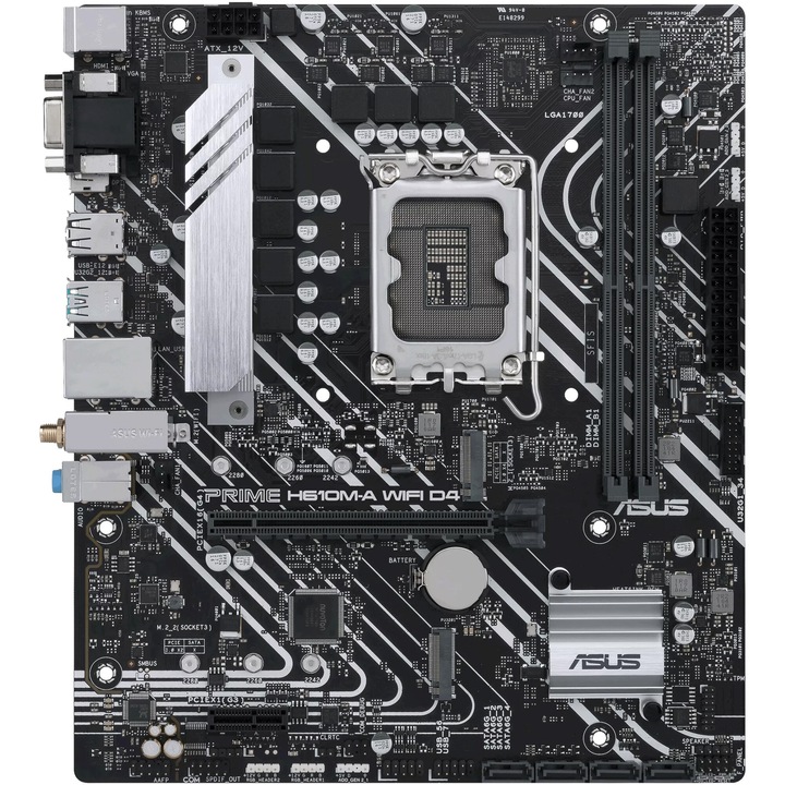 Дънна платка ASUS PRIME H610M-A WIFI D4, Socket LGA1700