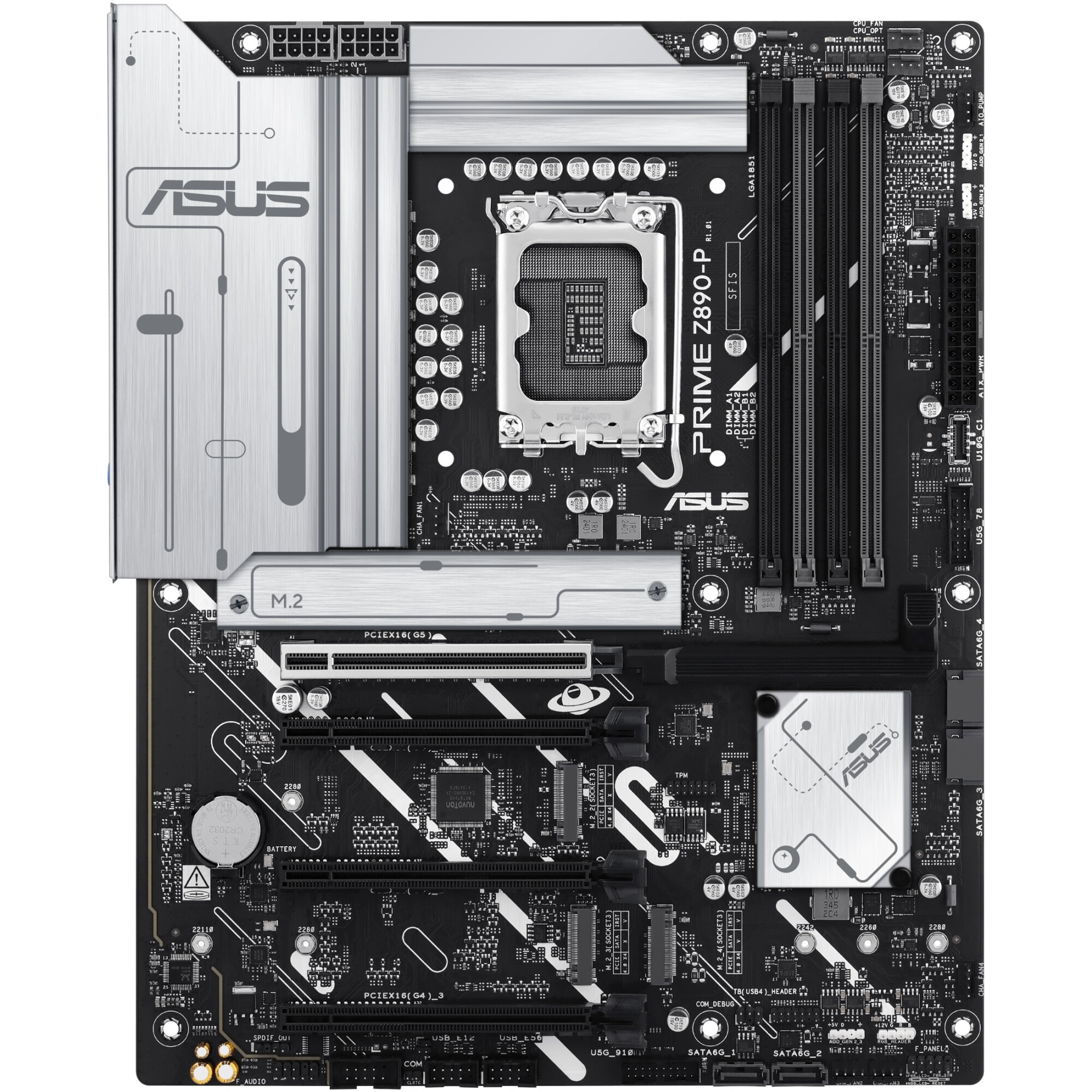 Placa de baza ASUS PRIME Z890-P, Socket LGA1851 - eMAG.ro