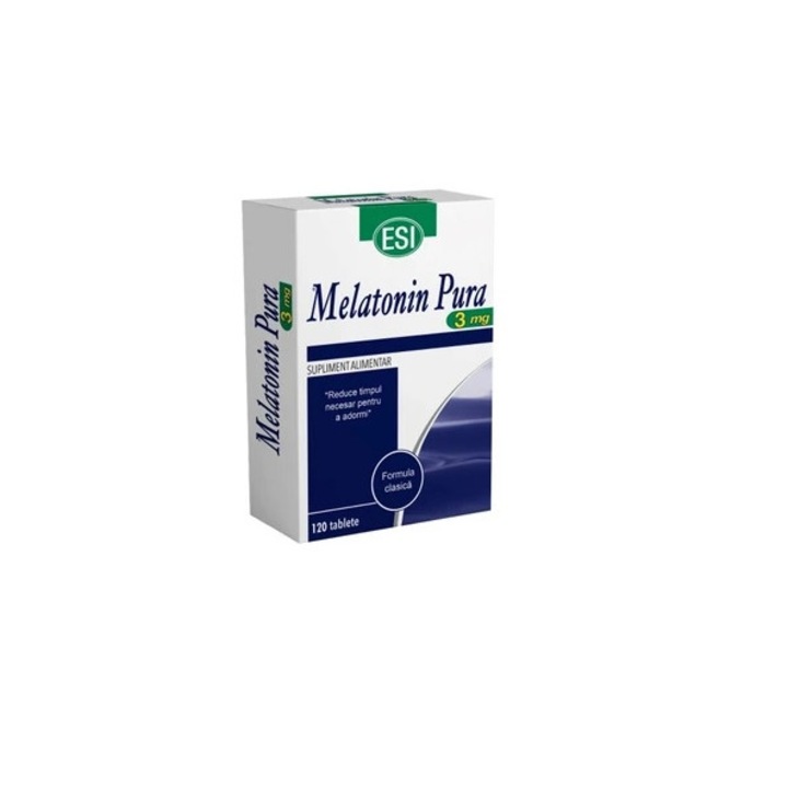 Melatonina pura 3 mg, 120 comprimate