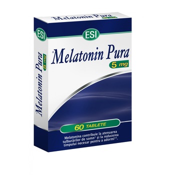 Melatonina pura 5 mg, 60 comprimate Melatonina pura 5 mg, 60 comprimate