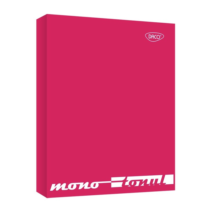 Caiet Mecanic Plastifiat A5 DACO, 2 Inele de Prindere, Coperta Rosie