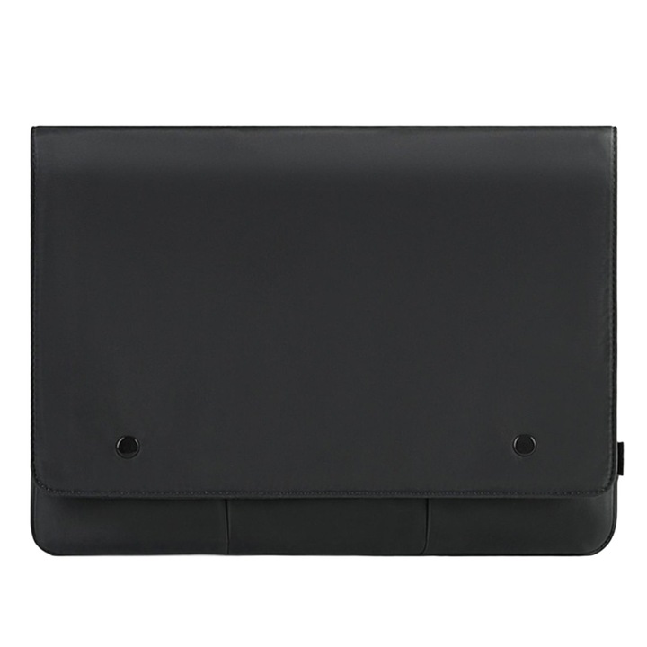 Geanta laptop impermeabila din nylon, Zeaicos, 6 compartimente, 15.6 inch, neagra
