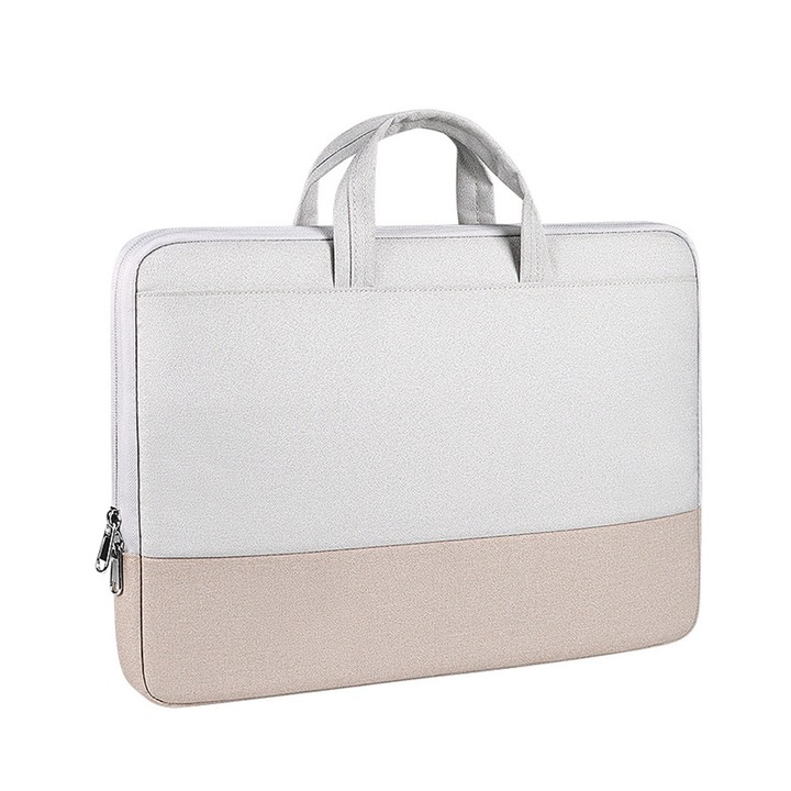 AMRINUGL 13,3" laptoptáska, patchwork kialakítású, vízálló, nagy kapacitású, khaki