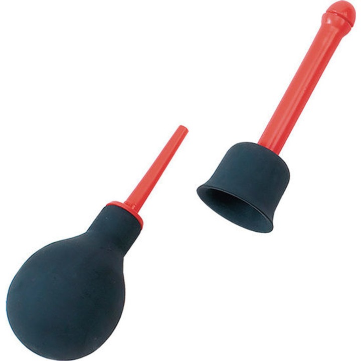 Siringa rectala de curatare, Seven Creations, sistem de spray, 2 duze