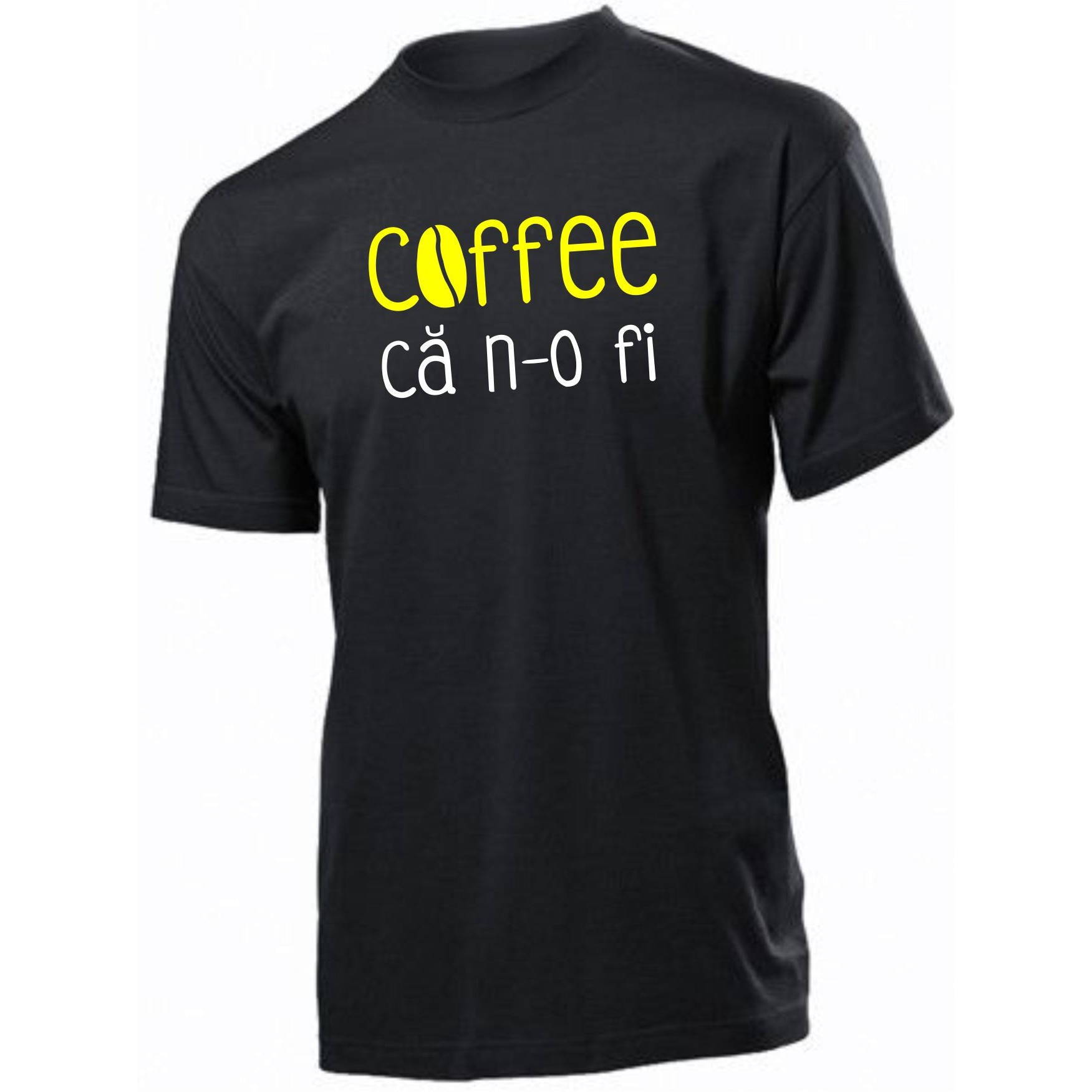 Tricou personalizat, bumbac, Stedman, negru, marime S, personalizare 