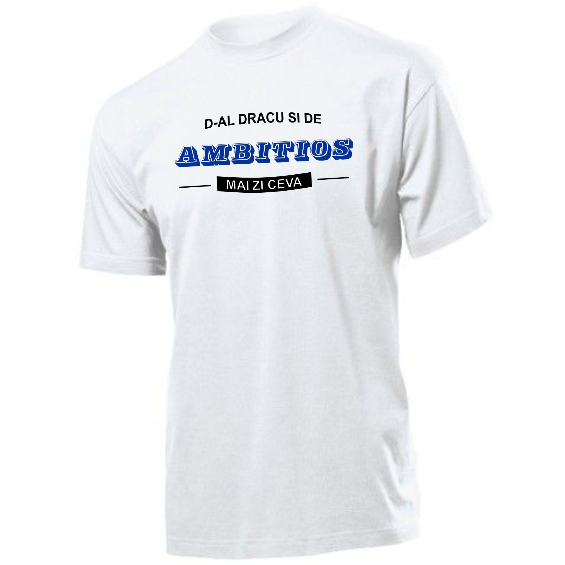 Tricou personalizat, bumbac, Stedman, alb, marime 2XL, personalizare 