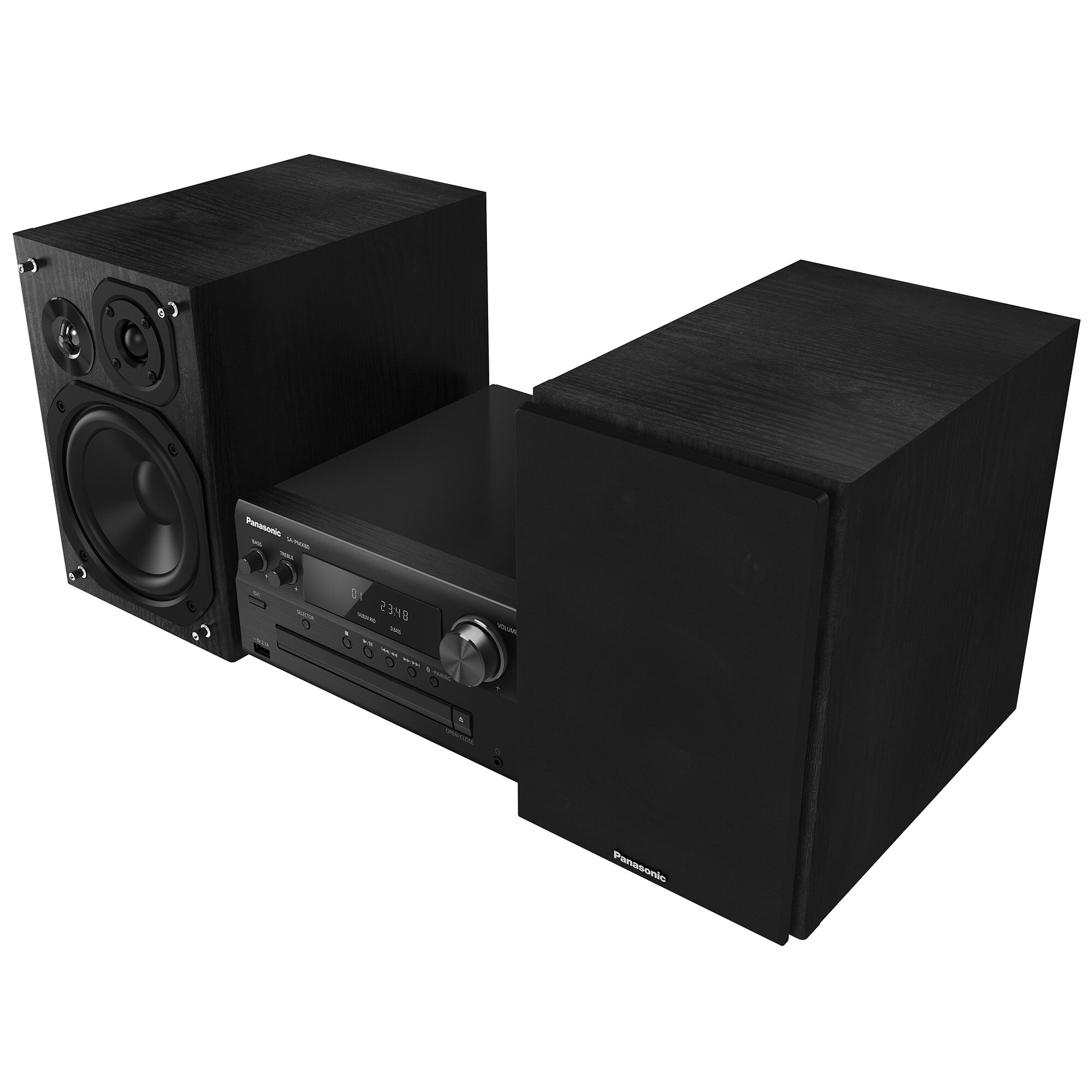 Microsistem Panasonic SC-PMX80EG-K, 120W, USB, Bluetooth, Negru