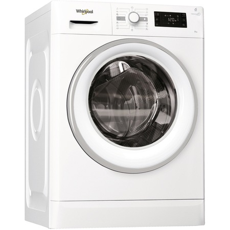 Masina de spalat rufe Whirlpool FreshCare+ FWG81496WS EU, 6th Sense, 8 kg, 1400 rpm, Clasa A+++, Alb