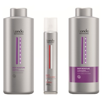 Londa Deep Moisture - Sampon, Balsam si Fixativ Londa Deep Moisture - Sampon, Balsam si Fixativ